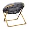 Flash Furniture Kids GraySoft Gold Faux Fur Saucer Chair FV-FMC-030-GY-SGD-GG - alternate 10